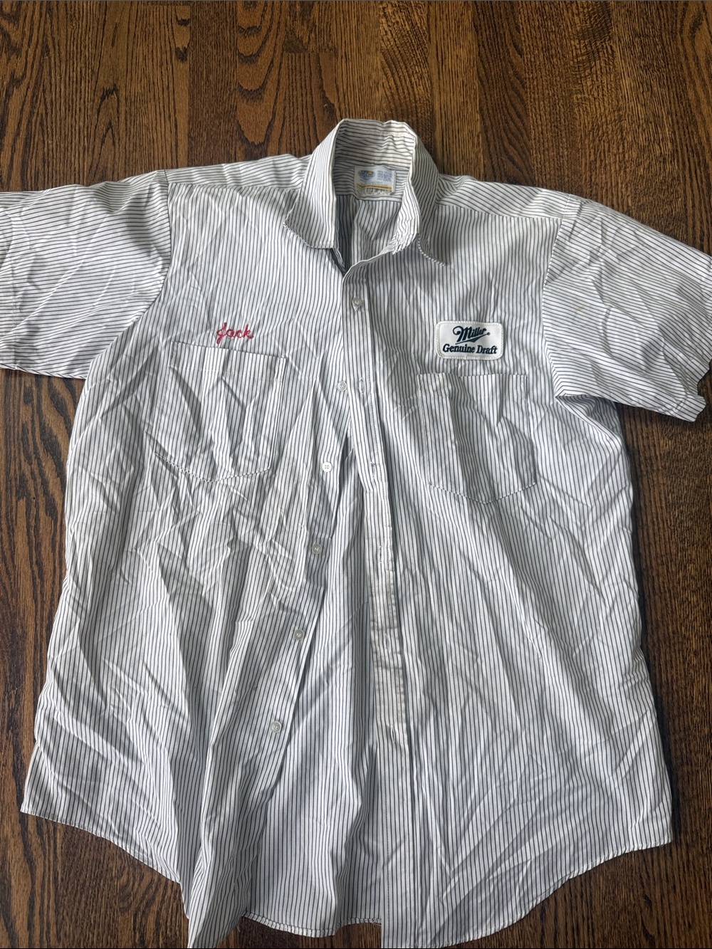 1990’s Authentic Miller Brewing Work shirt!